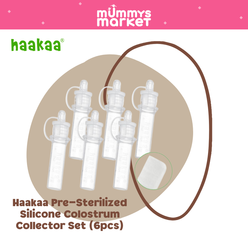 Haakaa Pre-Sterilized Silicone Colostrum Collector Set (6pcs)